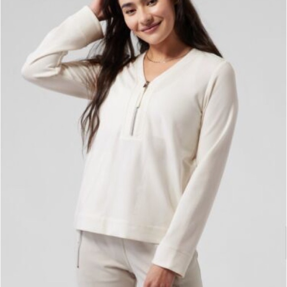 Athleta Eastbound Half Zip Sweatshirt